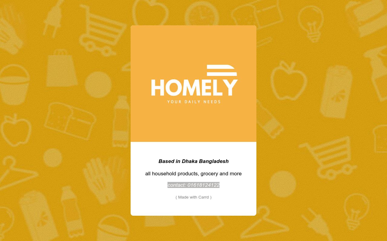 Carrd profile picture for @homely